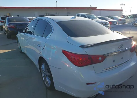 2014 Infiniti Q50 Premium from USA, damaged, VIN JN1BV7APXEM681186